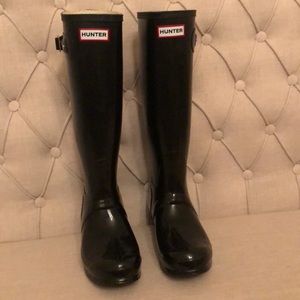 Hunter Original Tall Gloss SZ 8